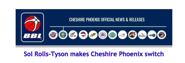 Sol Rolls-Tyson makes Cheshire Phoenix switch