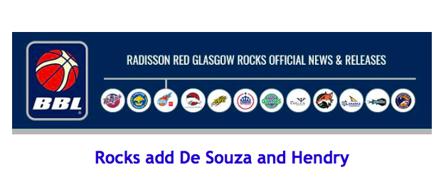 Rocks add De Souza and Hendry