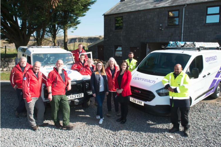 New future-proof broadband connection for South Wales cave rescuers could save lives