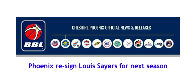 Phoenix re-sign Louis Sayers for next season