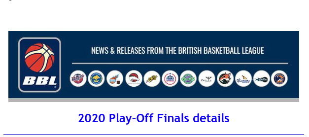 British Basketball League: 2020 Play-Off Finals details