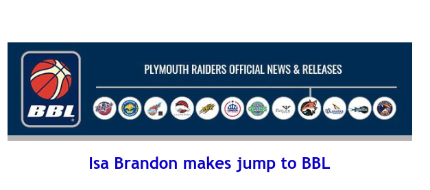 British Basketball League: Isa Brandon makes jump to BBL