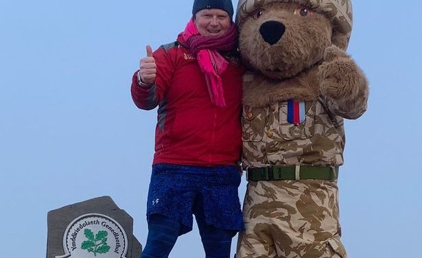 Epic fundraiser Des Lally – Brecon man steps into massive fridge to prepare for Arctic Challenge