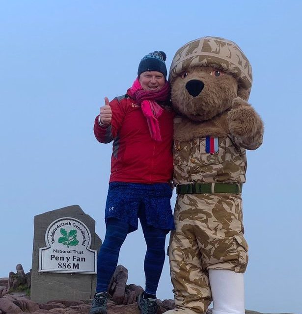 Epic fundraiser Des Lally – Brecon man steps into massive fridge to prepare for Arctic Challenge