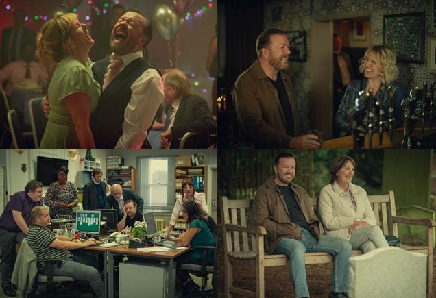 Life goes on. AFTER LIFE returns to Netflix on 24th April 2020