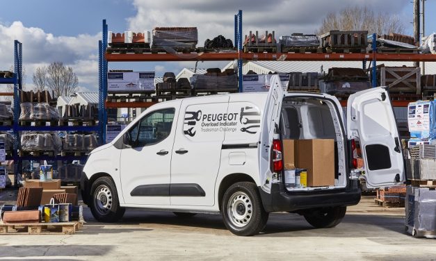 PEUGEOT PARTNER VAN TECHNOLOGY ALERTS DRIVERS TO OVERLOADING RISK