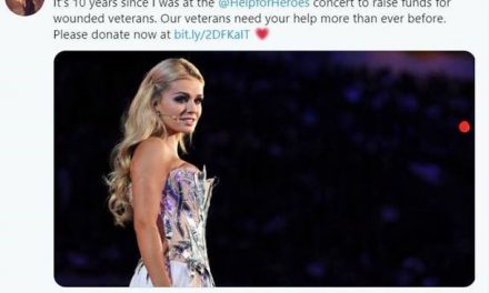 KATHERINE JENKINS BACKS HELP FOR HEROES