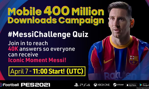 eFootball PES 2021 MOBILE SURPASSES 400 MILLION DOWNLOADS