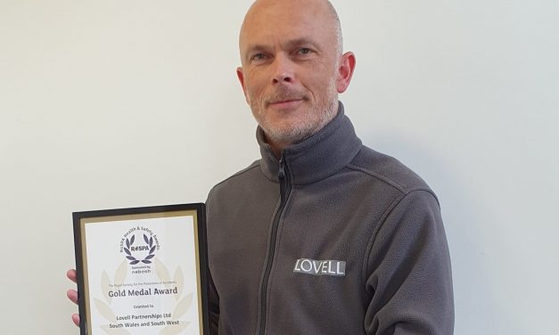 Cardiff-based developer Lovell celebrates fifth consecutive Gold in the RoSPA Health and Safety Awards