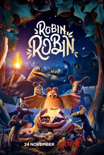 PRESS RELEASE: RSPB Cymru partnering with Aardman & Netflix for ‘Robin Robin’