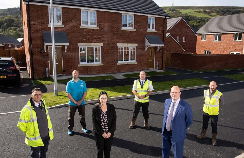 Affordable homes handed over as Merthyr Vale development reaches completion
