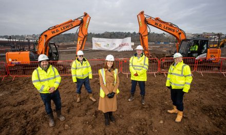 Breaking-ground ceremony marks work being underway on over 500 new homes on Royal Victoria Court