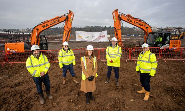 Breaking-ground ceremony marks work being underway on over 500 new homes on Royal Victoria Court