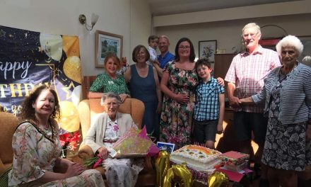Plenty of celebrations at Penarth care home as resident celebrates 101st birthday