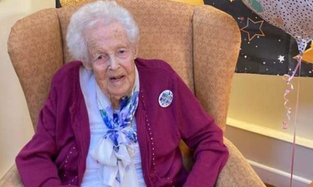 Birthday celebrations at Penarth based care home as resident turns 101