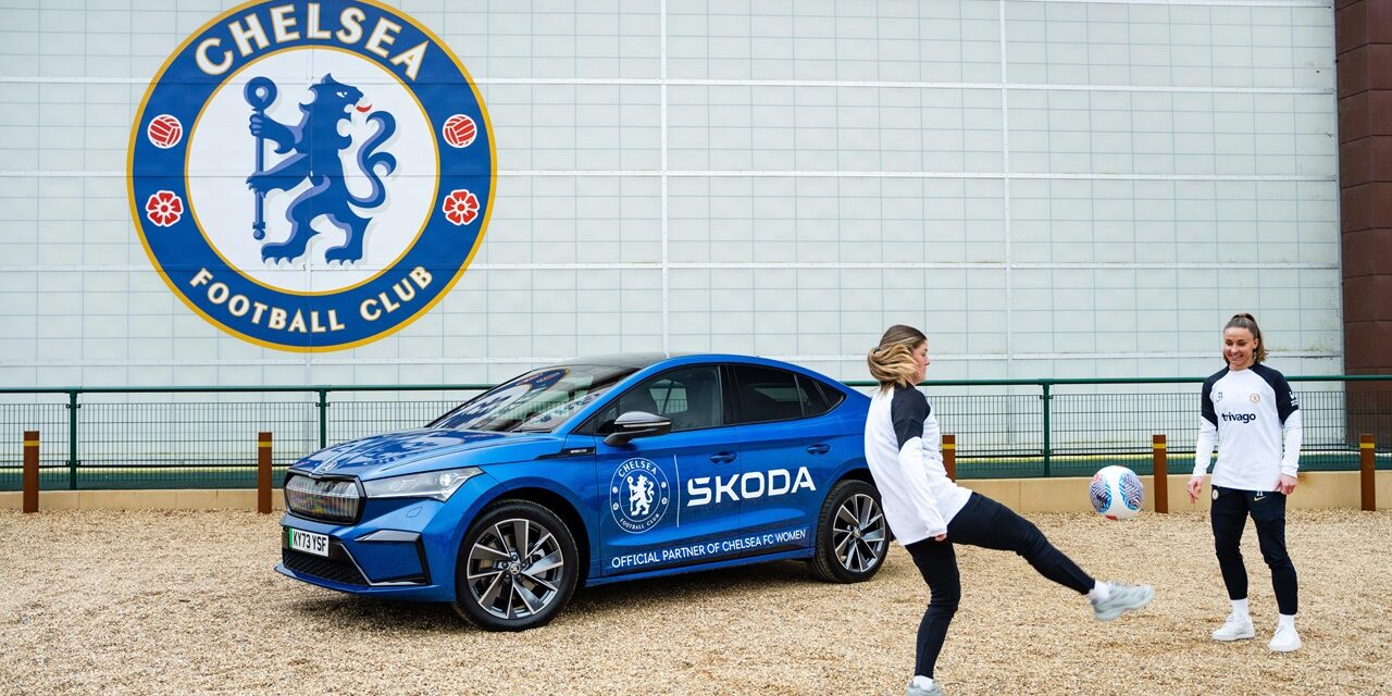 Škoda kicks off 2024 with Chelsea Women’s partnership