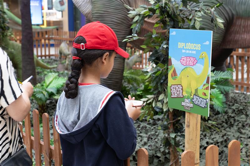 Explore the Dino Discovery Trail at St David’s this Easter