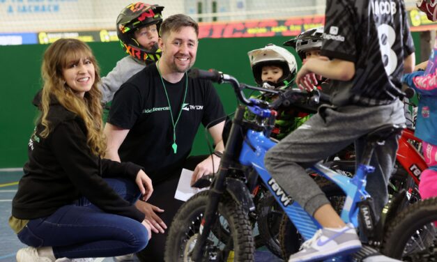 Revving up with Kiddiecross: Gwent couple get on their e-bikes to launch motocross venture for children