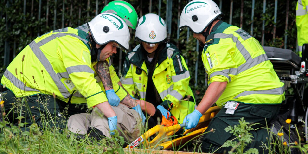 Major incident exercise held to train Paramedic students