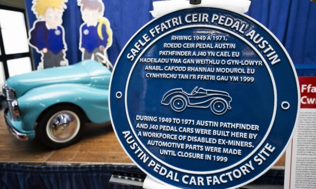Legacy of Austin pedal cars factory honoured with Blue Plaque
