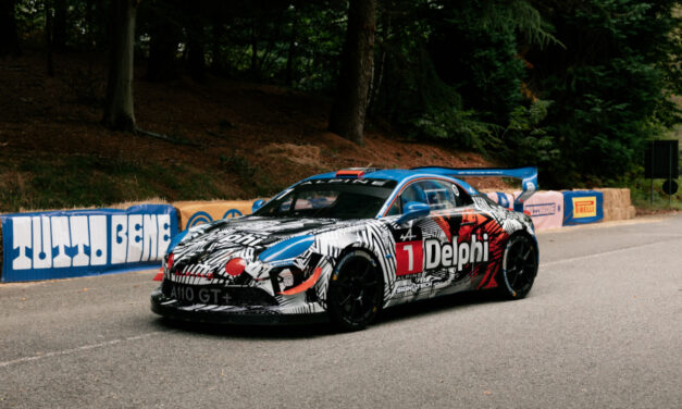 Delphi ignites automotive culture with debut of first-ever Delphi Art Car at Italian Tutto Bene Hill Climb