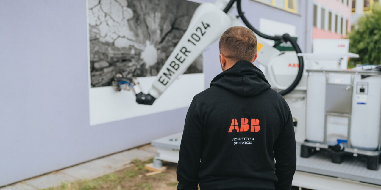 ABB brings AI-designed street art to life in Mladá Boleslav