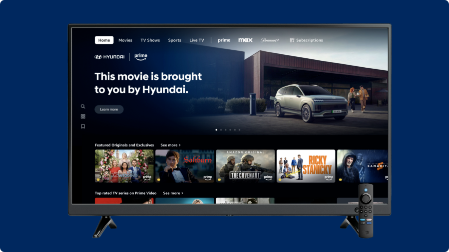 Hyundai Motor UK announces exclusive sponsorship of Amazon Original movies on Prime Video in the UK