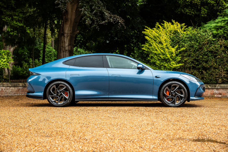 MG driving ahead in UK