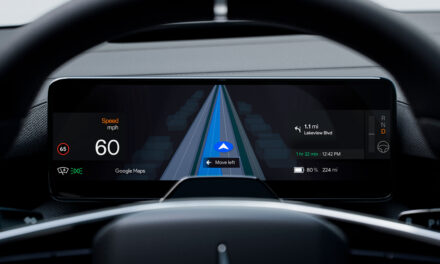 Polestar first to integrate Google Maps’ live lane guidance – a new navigation experience on the driver display in Polestar 4