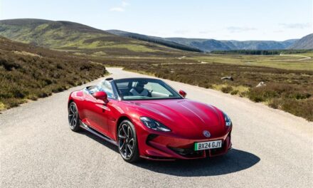 MG celebrates EV landmark