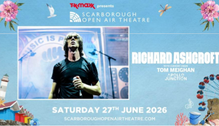 RICHARD ASHCROFT ADDS SCARBOROUGH HEADLINE SHOW TO 2026 TOUR