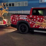 Sleigh what? KGM Birmingham to power Santa through Birmingham in award-winning Musso Saracen!