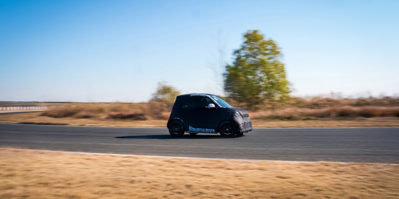 smart #2 begins testing on innovative electric platform