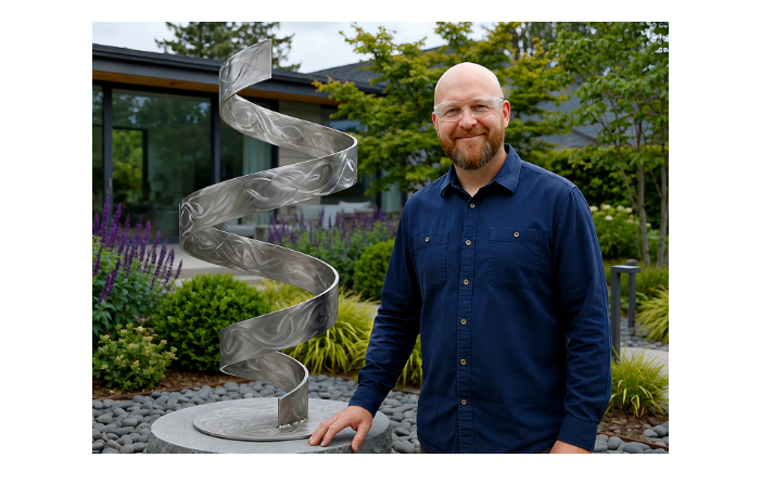 Christopher Henderson Transforms Industrial Metal into Contemporary Works of Art That Redefine Modern Spaces